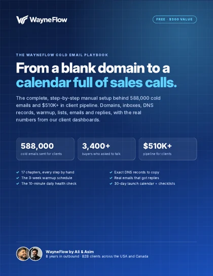 The WayneFlow Cold Email Playbook